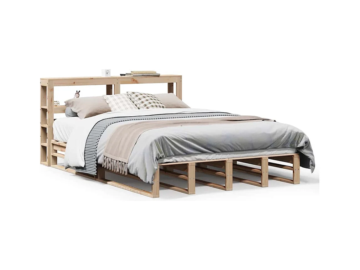Bedframe zonder matras 120x190 cm massief grenenhout