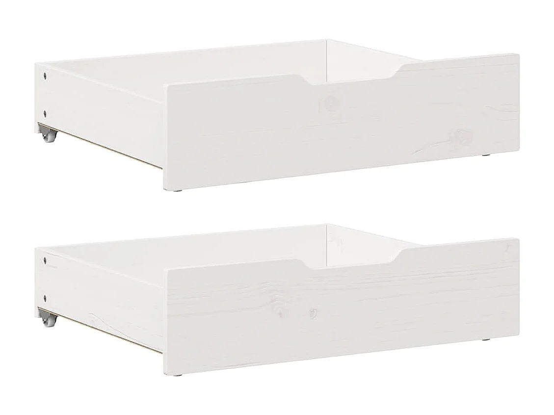 Estructura de cama infantil con cajones sin colchón 80x170 cm madera