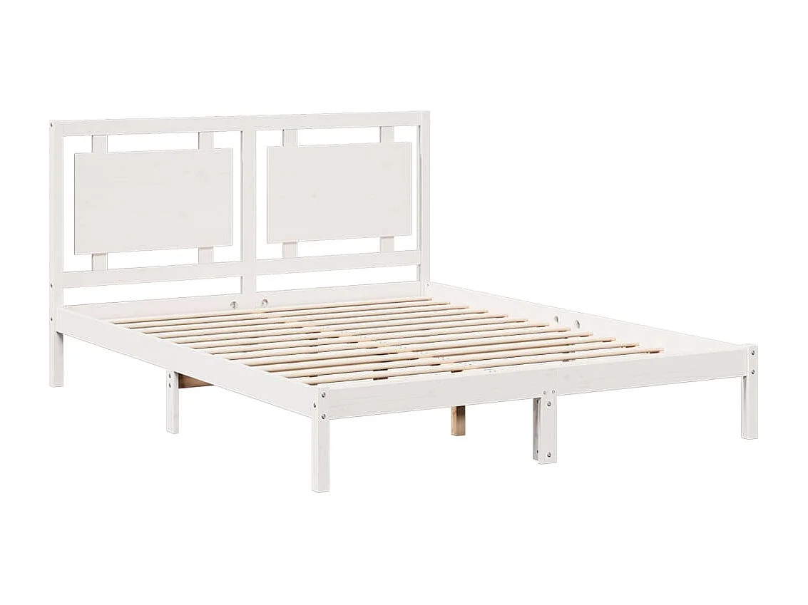 Struttura letto extra lunga senza materasso 140x220 cm in legno massello