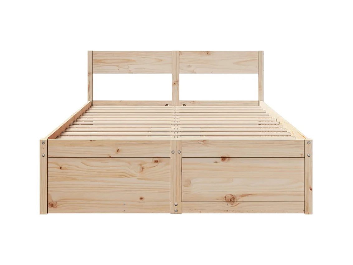 Bedframe zonder matras 120x190 cm massief grenenhout
