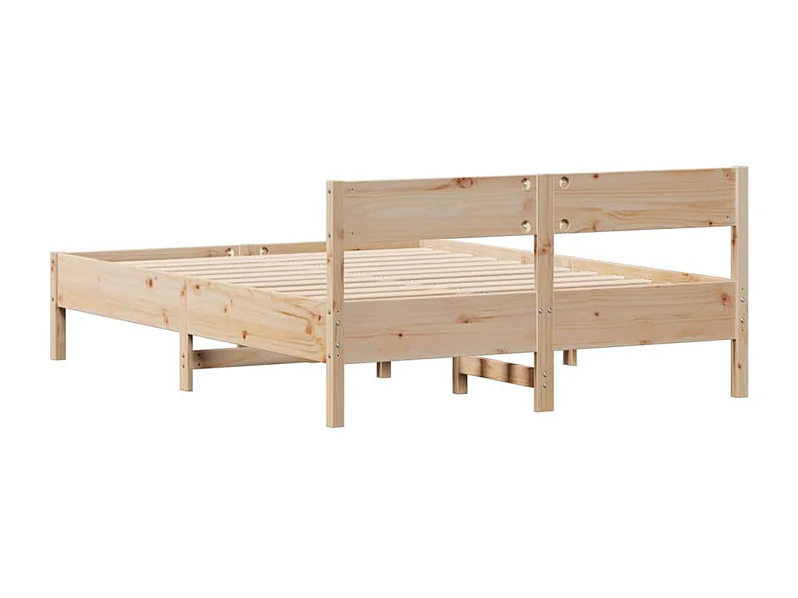 Bettgestell ohne Matratze 140x200 cm Massivholz Kiefer