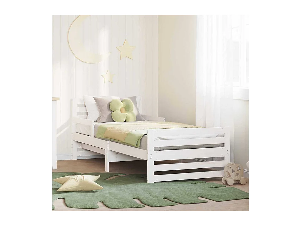 Lit extensible pour enfants Autre Blanc 80 x 130 / 165 / 200 cm