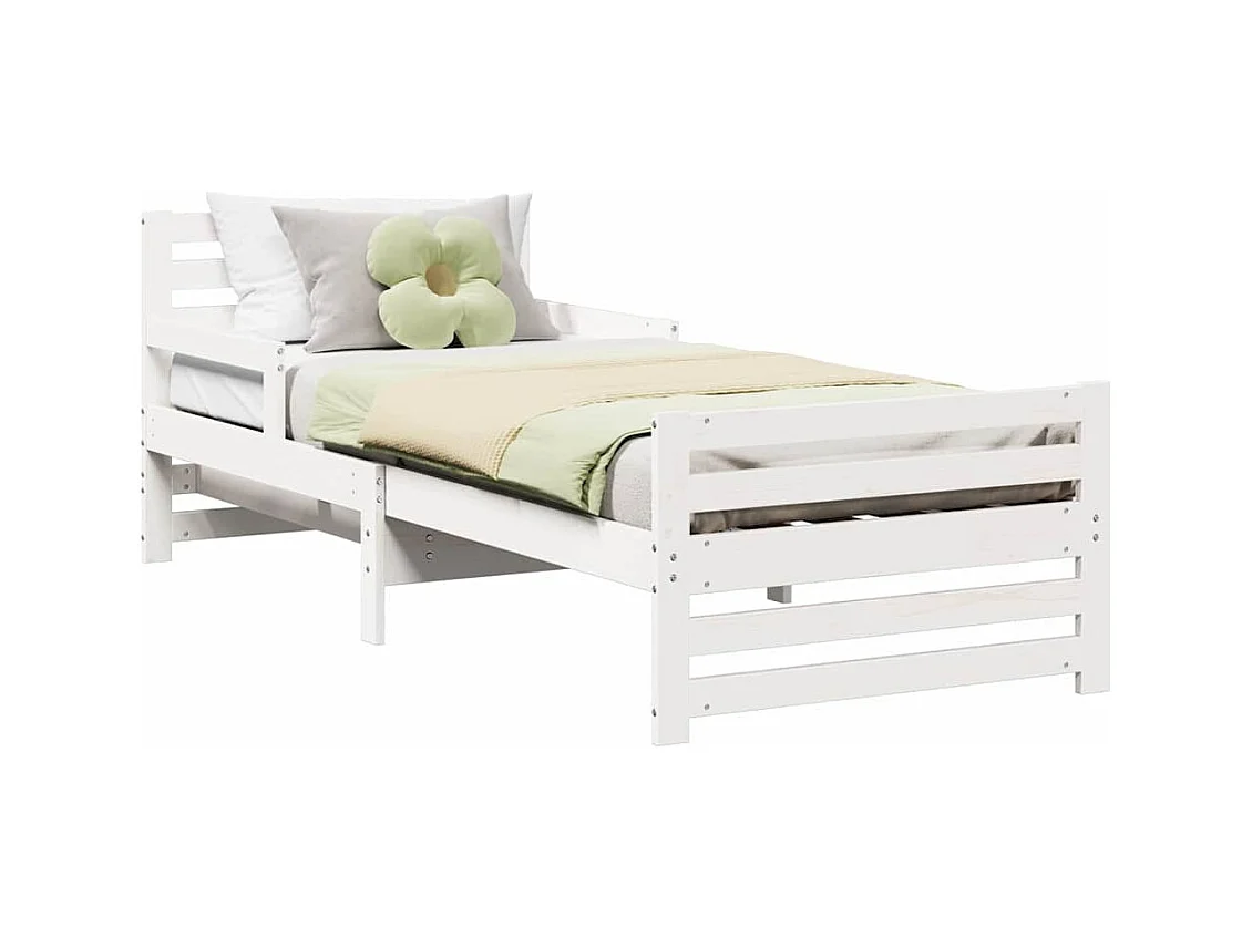 Lit extensible pour enfants Autre Blanc 80 x 130 / 165 / 200 cm