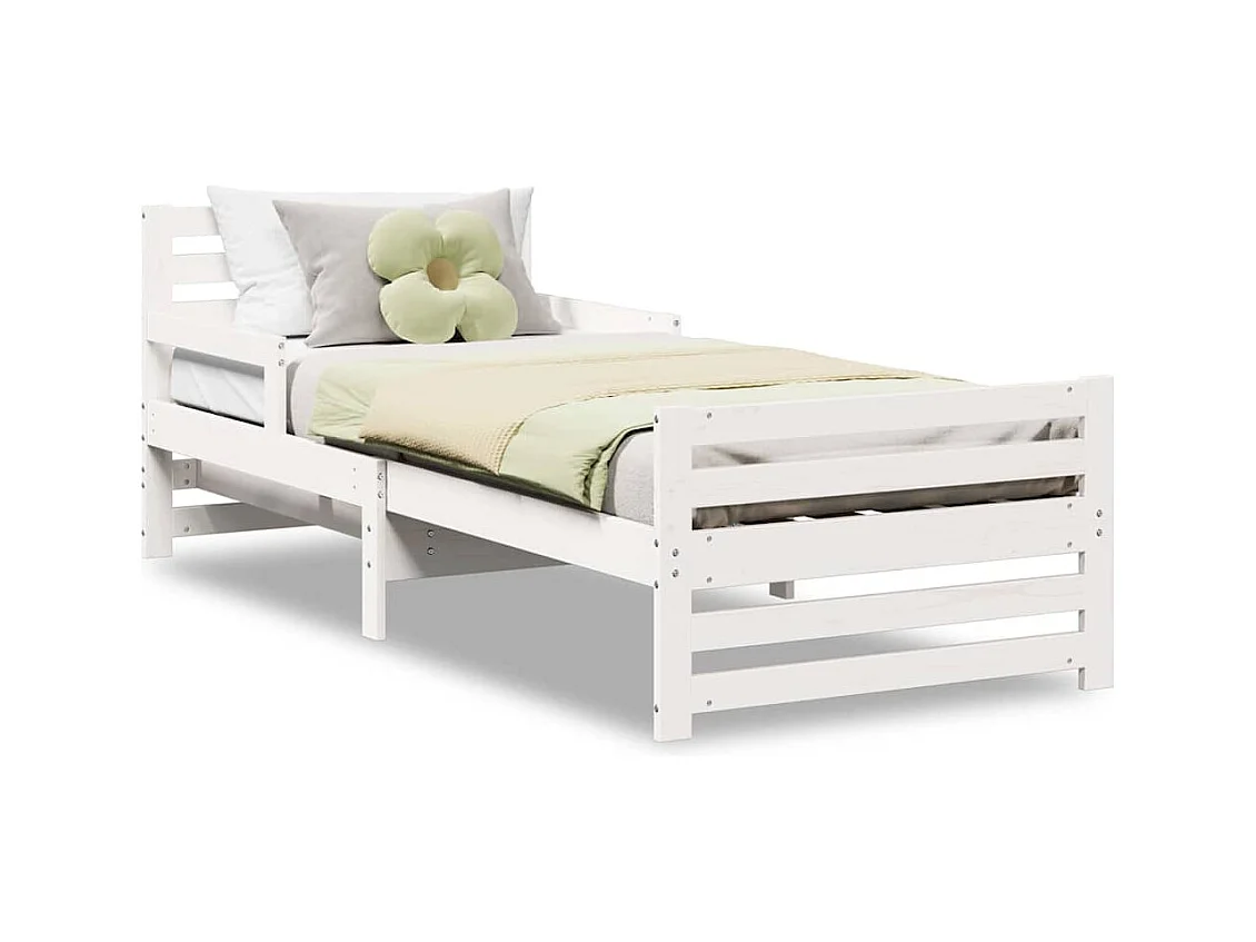 Lit extensible pour enfants Autre Blanc 80 x 130 / 165 / 200 cm