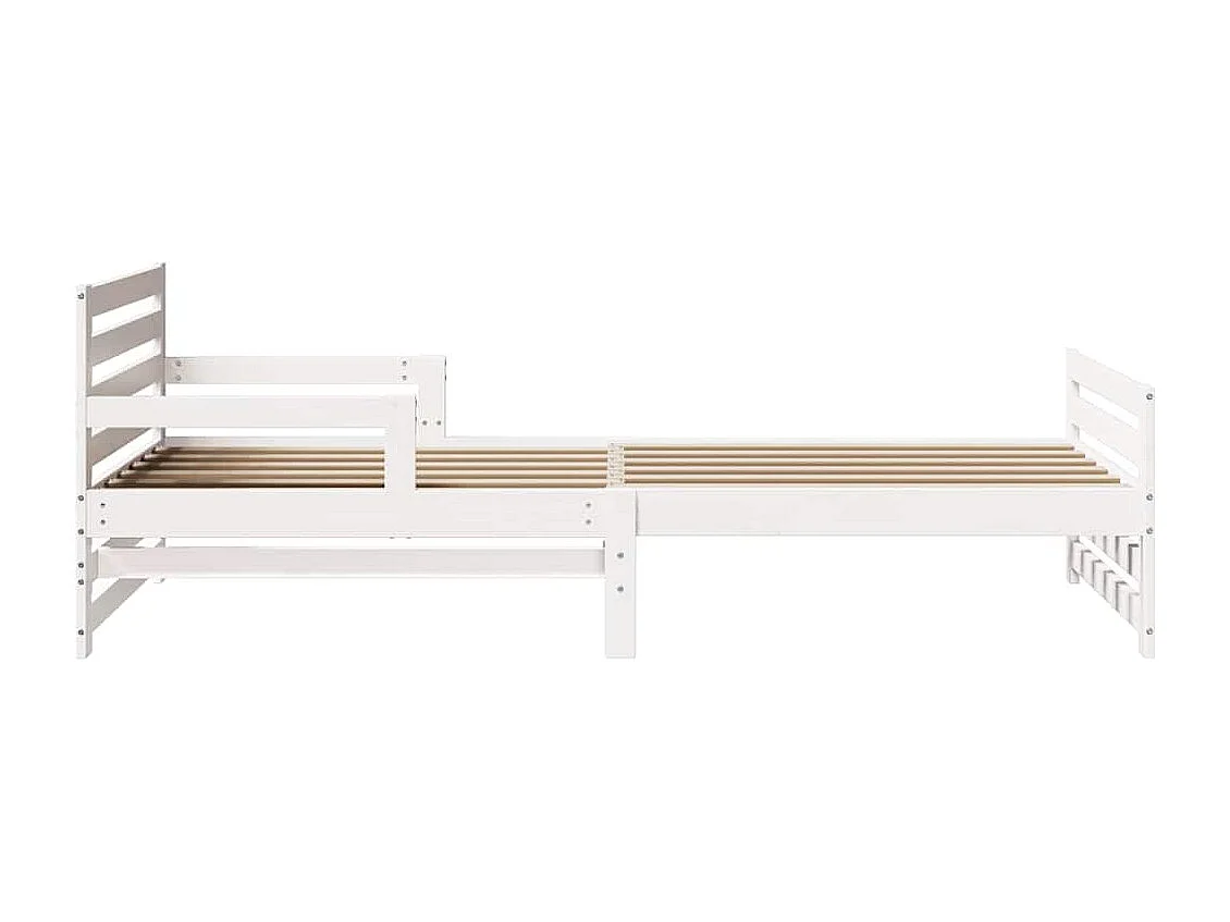 Lit extensible pour enfants Autre Blanc 80 x 130 / 165 / 200 cm