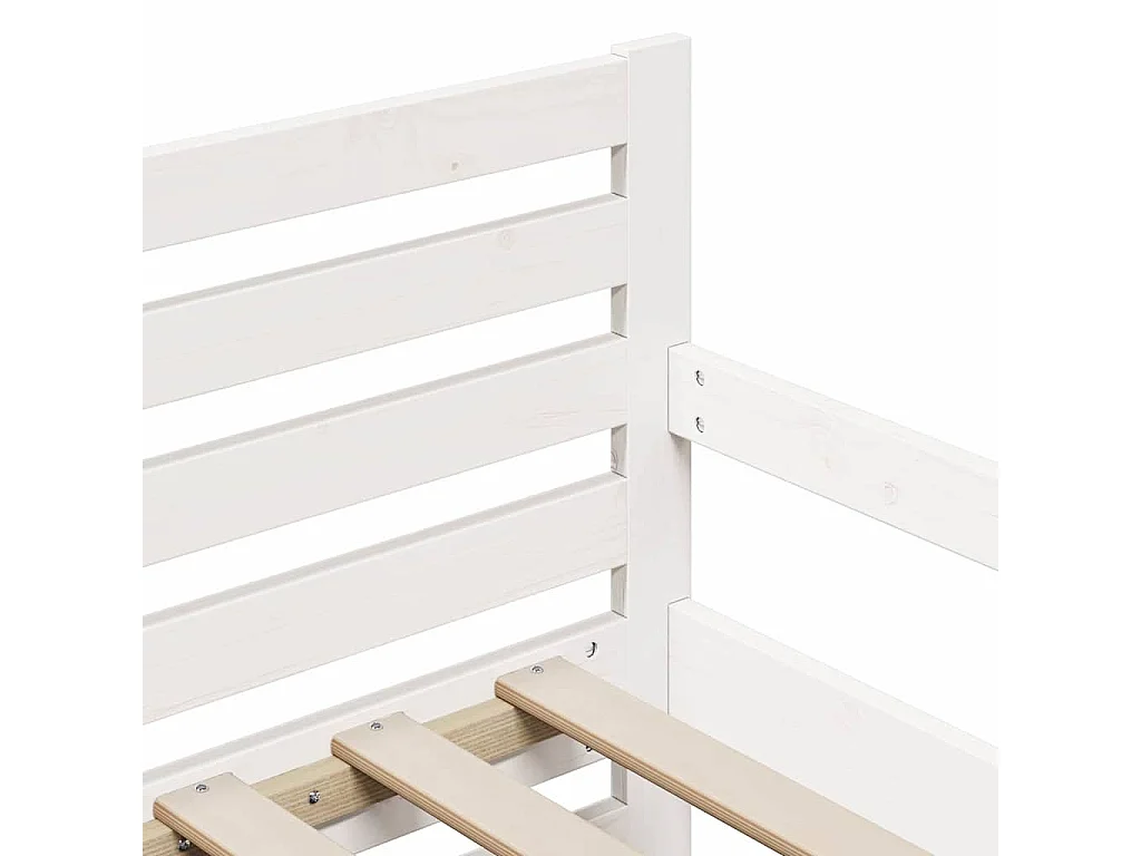 Lit extensible pour enfants Autre Blanc 80 x 130 / 165 / 200 cm