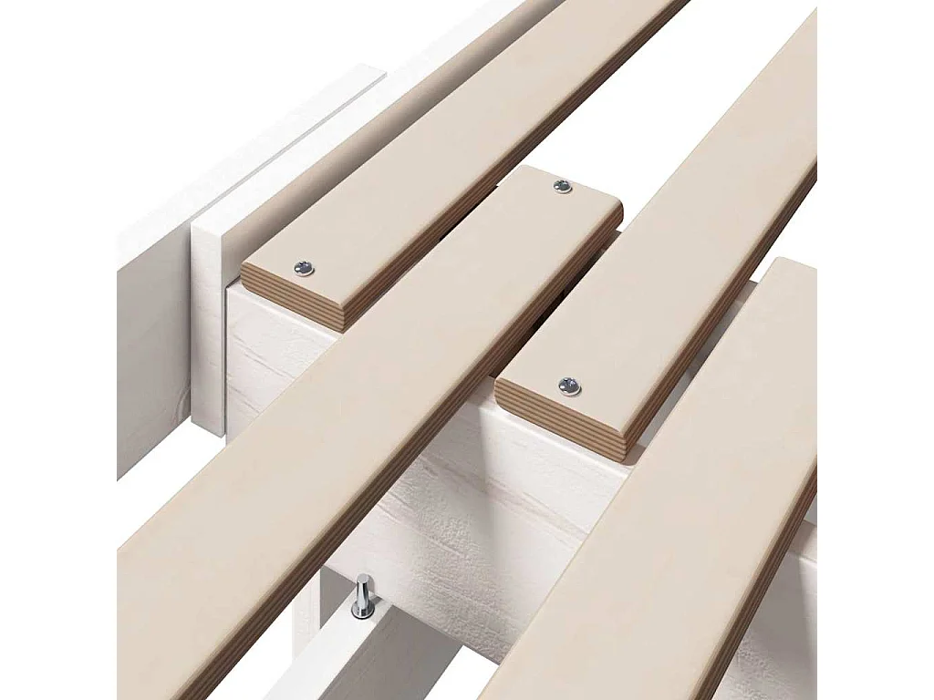 Lit extensible pour enfants Autre Blanc 80 x 130 / 165 / 200 cm