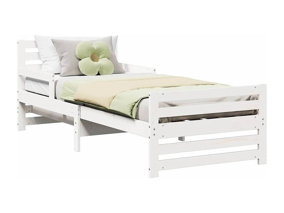 Lit extensible pour enfants Autre Blanc 80 x 130 / 165 / 200 cm