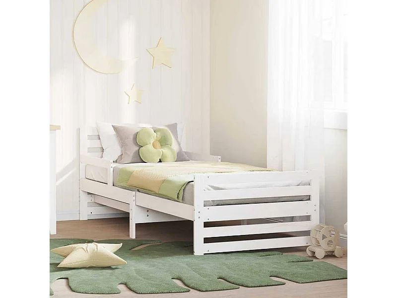 Lit extensible pour enfants Autre Blanc 80 x 130 / 165 / 200 cm