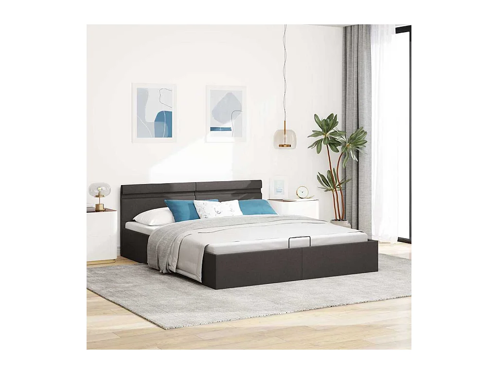 Somier hidráulico con canapé sin colchón 180x200 cm