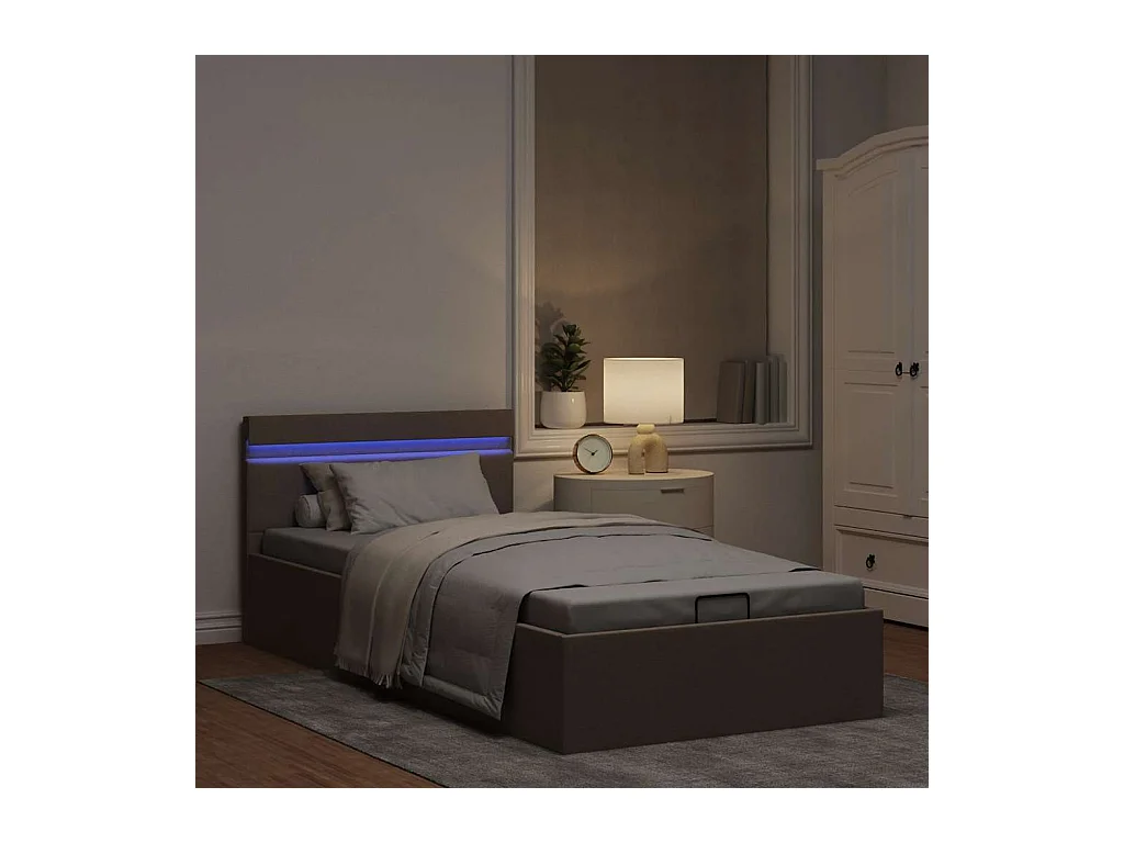 Rete letto contenitore idraulica senza materasso 90x200 cm