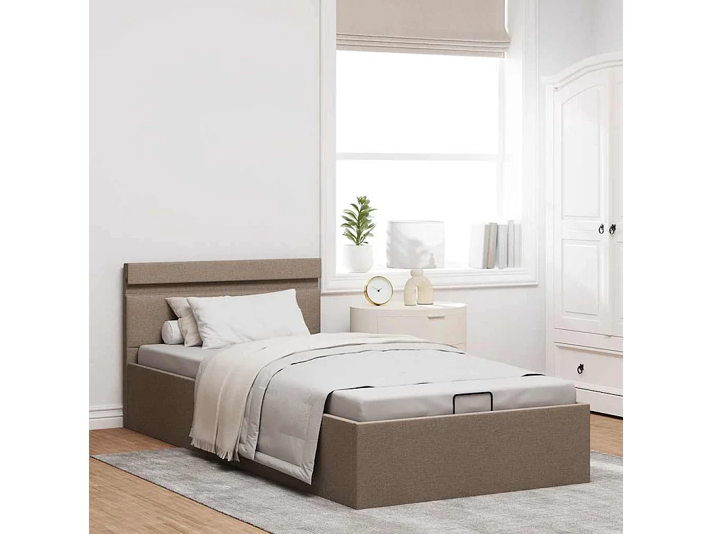 Somier hidráulico con canapé sin colchón 90x200 cm