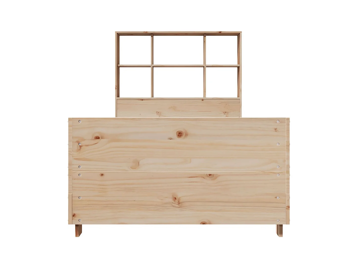 Struttura letto senza materasso 90x190 cm in legno massello di pino