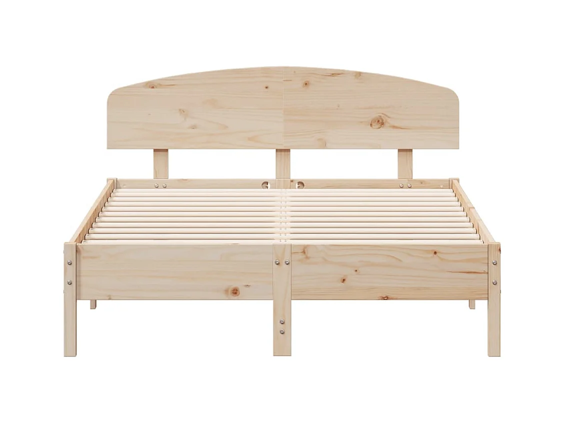 Bedframe zonder matras 120x190 cm massief grenenhout