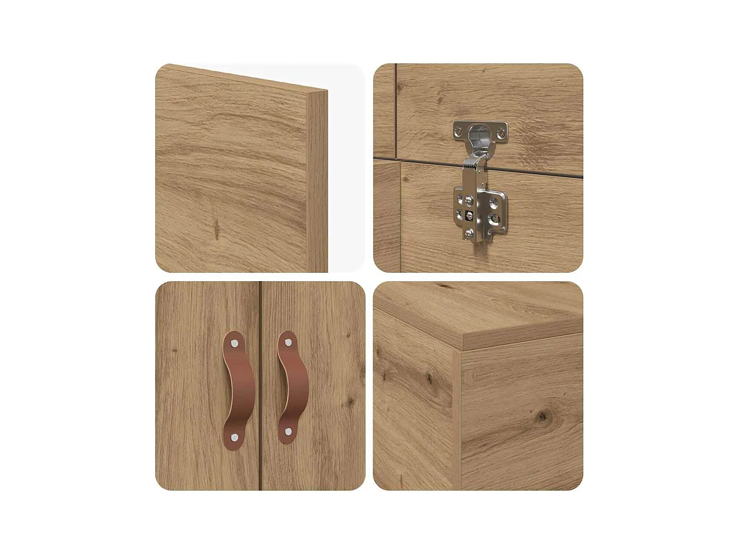 Estructura de cama de roble artesanal de 90 x 200 cm de madera de ingeniería