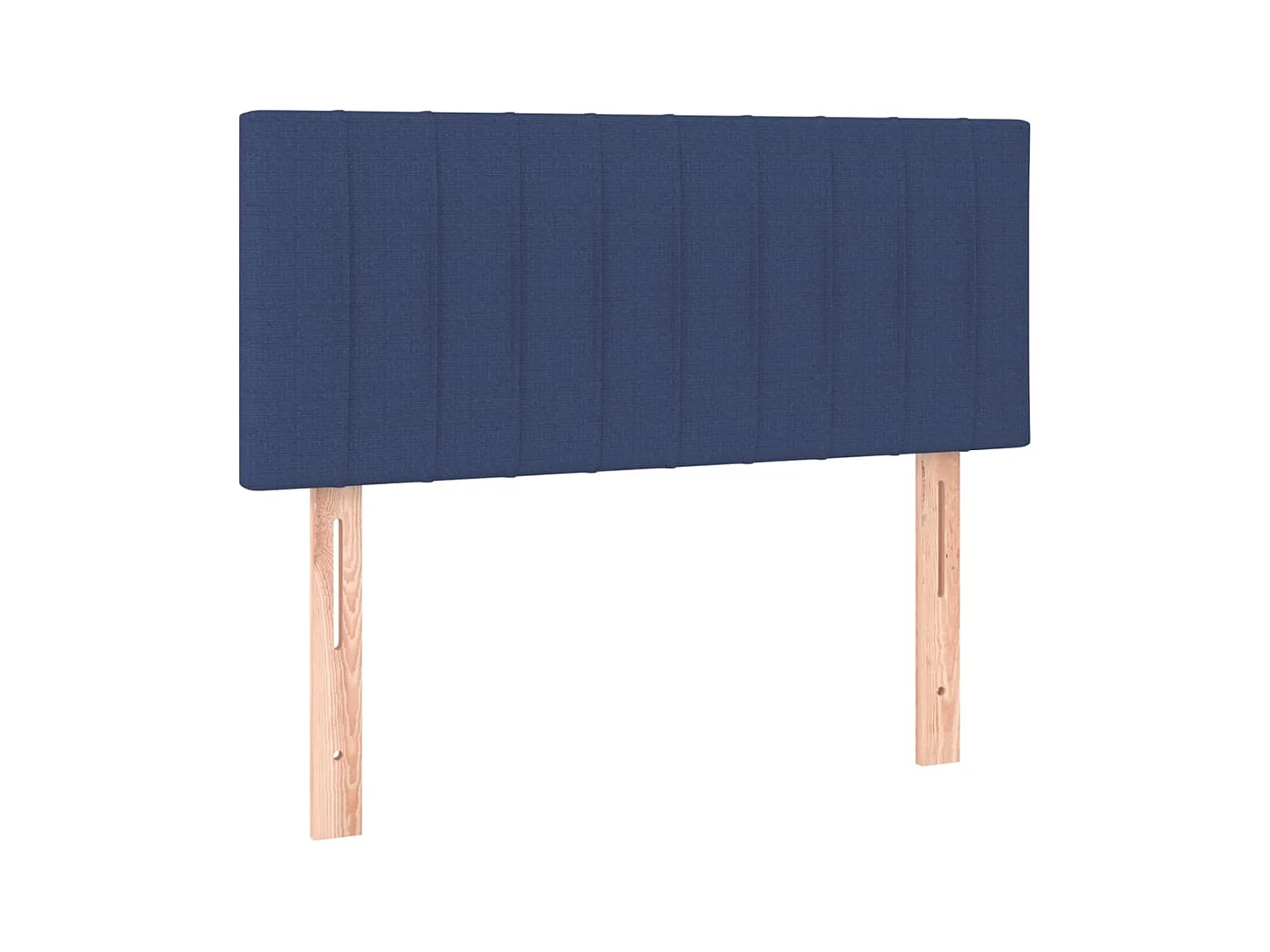 Lattenbodem met matras Blauw 90x190 cm Stof