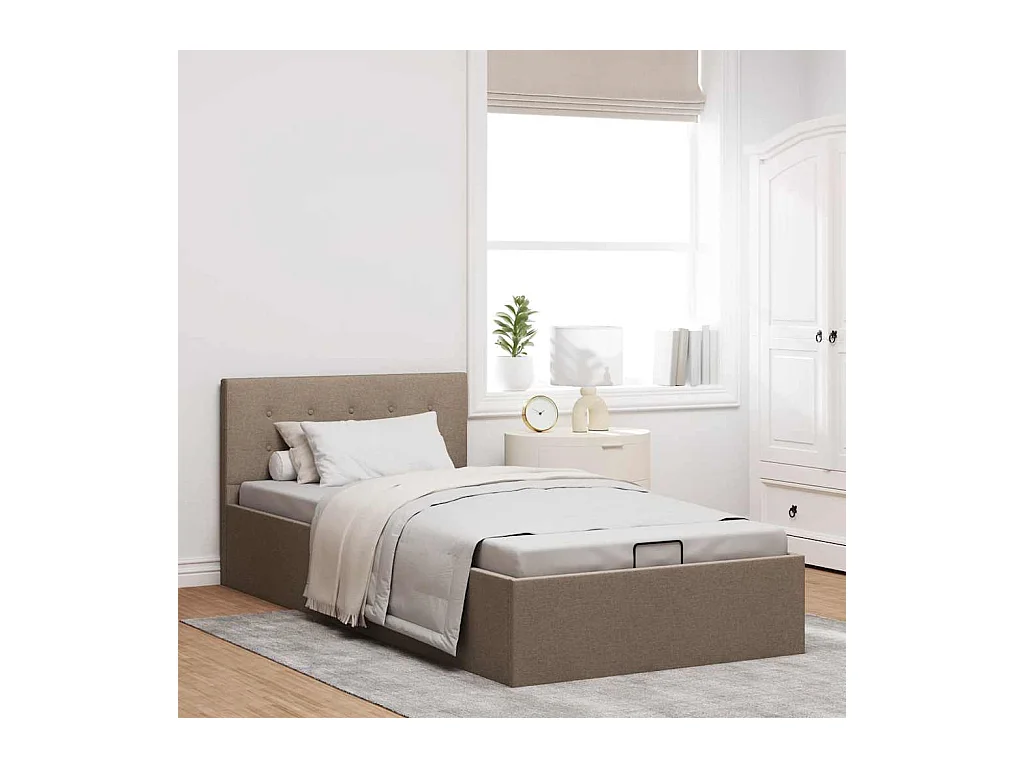 Hydraulisch opbergbedframe zonder matras 90x200 cm