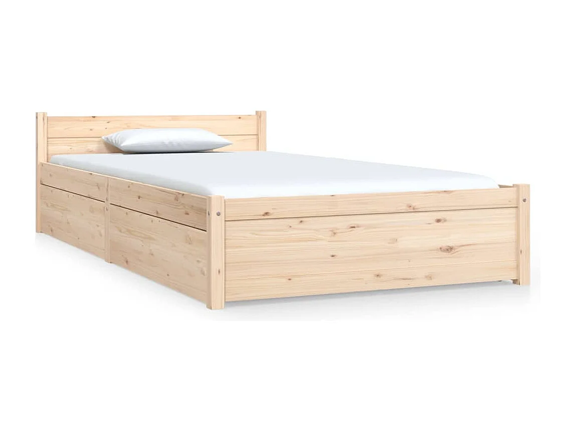 Bedframe zonder matras met lades
