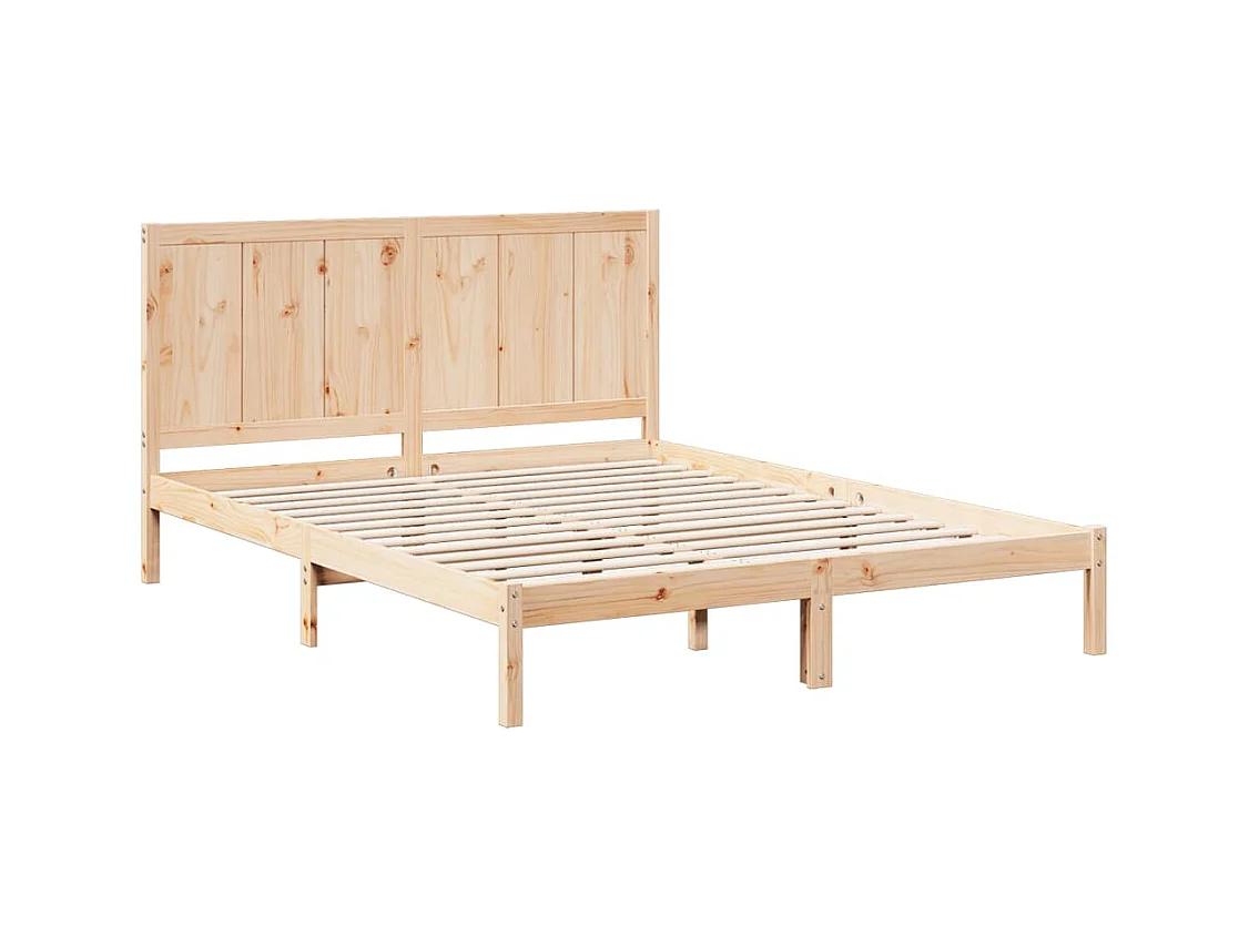 Extra lang bedframe zonder matras 140x220 cm massief hout