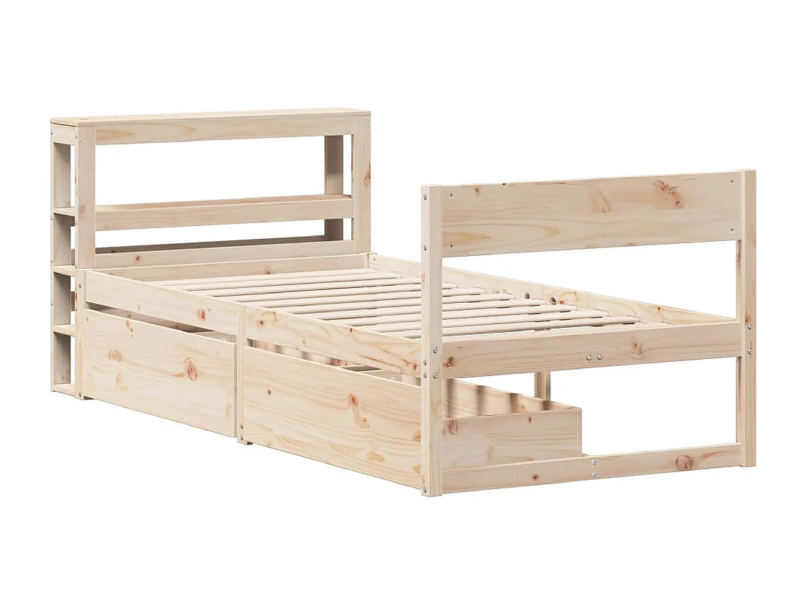 Bedframe zonder matras 90x190 cm massief grenenhout