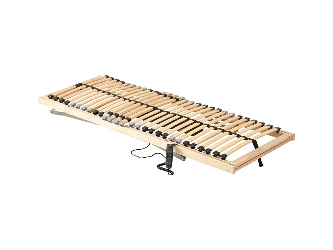 Elektrische lattenbodem zonder matras met 7 zones 90x200 cm