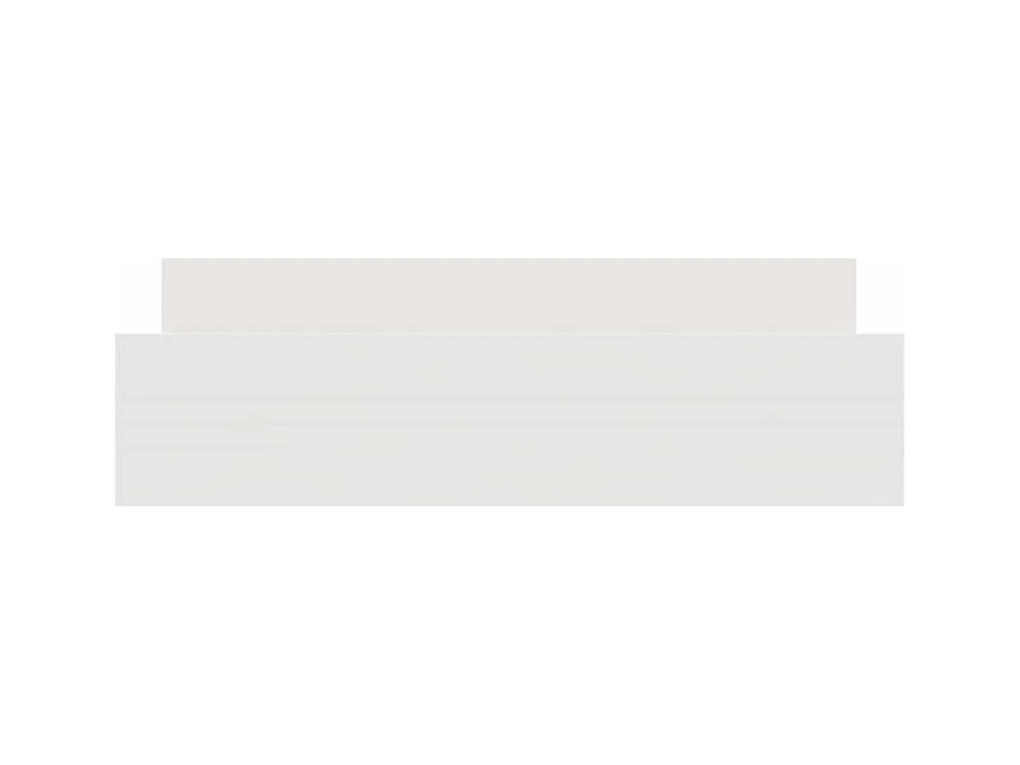 Struttura letto senza materasso bianco 200x200 cm