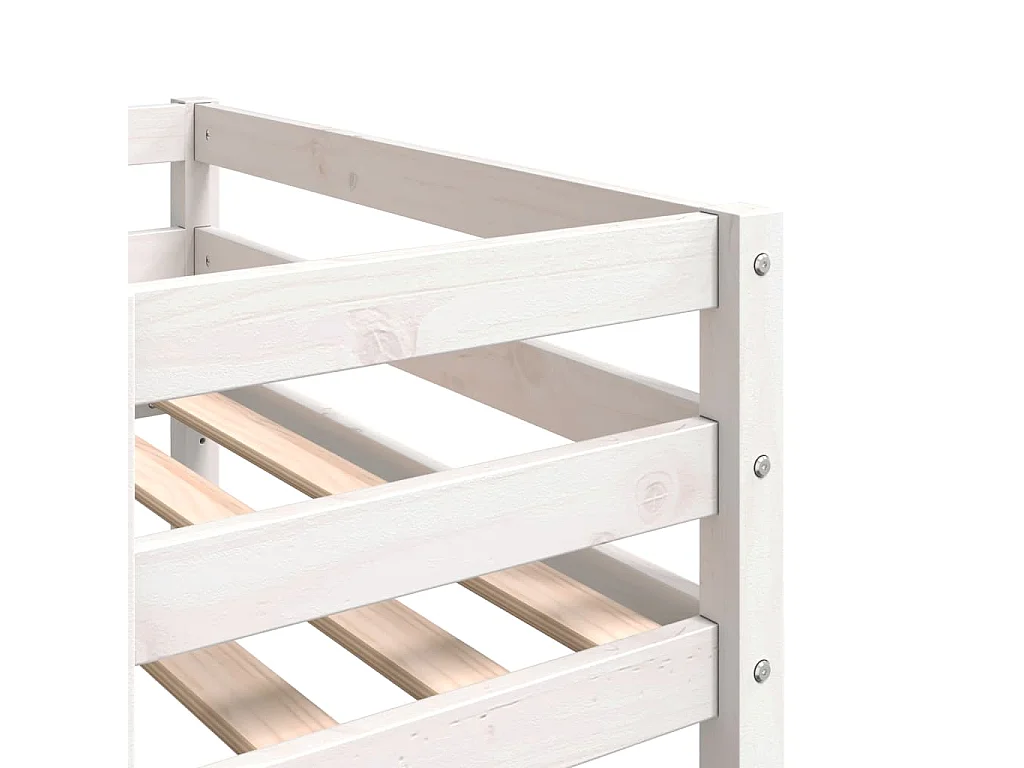 Estructura de cama infantil sin colchón 90x200 cm pino macizo