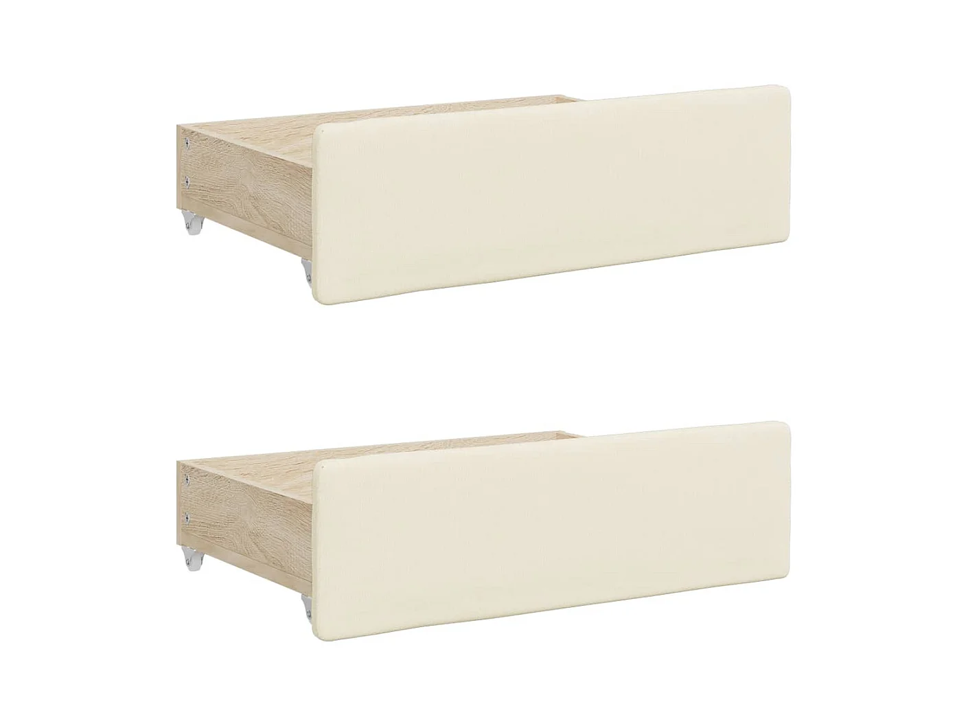 Dagbed met onderschuifbed en lades zonder crème matras 90x200cm