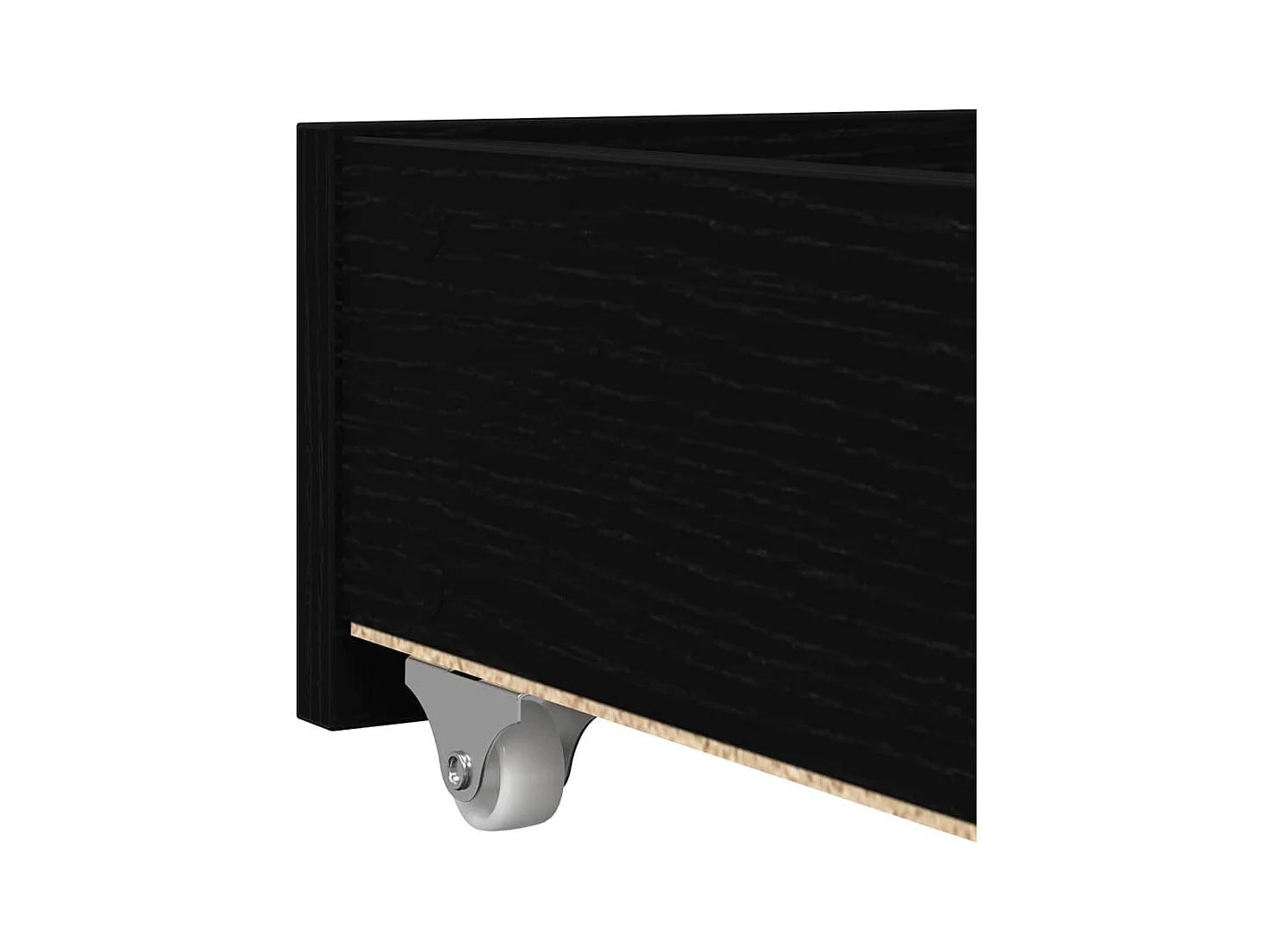 Dagbedframe met laden Zwarte eik 90 x 200 cm