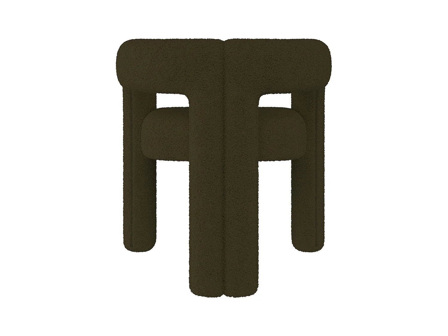 Sillón, tejido de terciopelo teddy, esmeralda