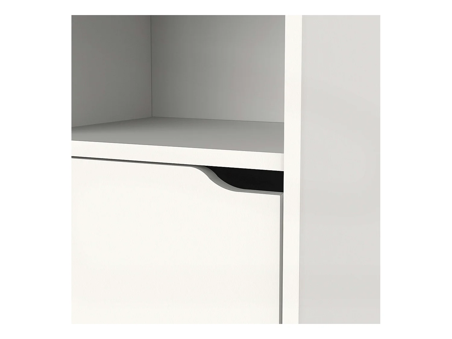 Colonne de salle de bain suspendue Nadia Or/Chêne blanc 150x37x30 cm