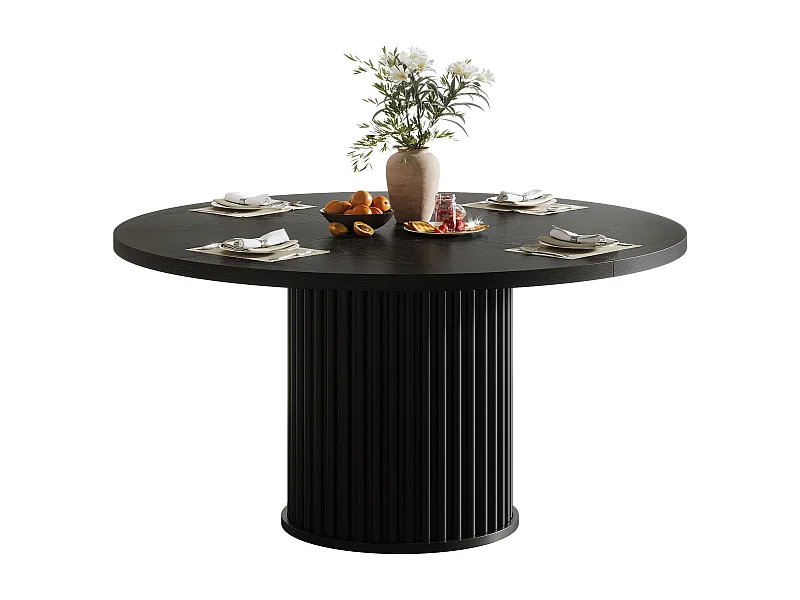 Okrągły stół jadalny dla 4-6 osób, 120 cm, nowoczesny okrągły stół kuchenny