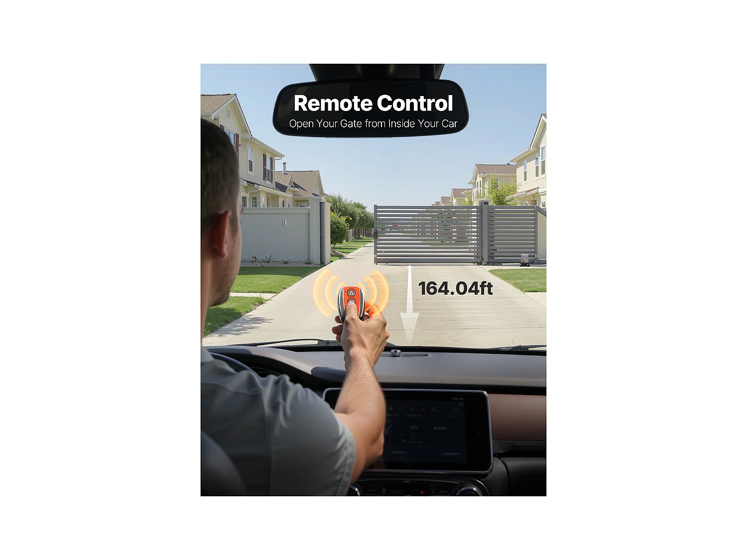 Motorisation de Portail Coulissant SucceBuy, 280 W, Ouvre-portail Automatique Électrique 25 m 816 kg, Moteur de Porte Coulissante Crémaillère Nylon