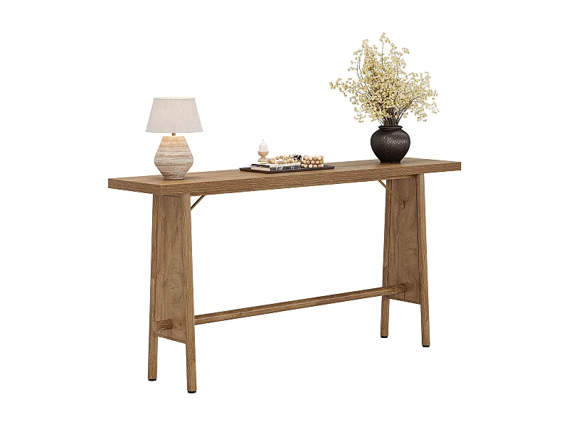 Table d'entrée de 160 cm de long, console de canapé moderne derrière le canapé pour l'entrée
