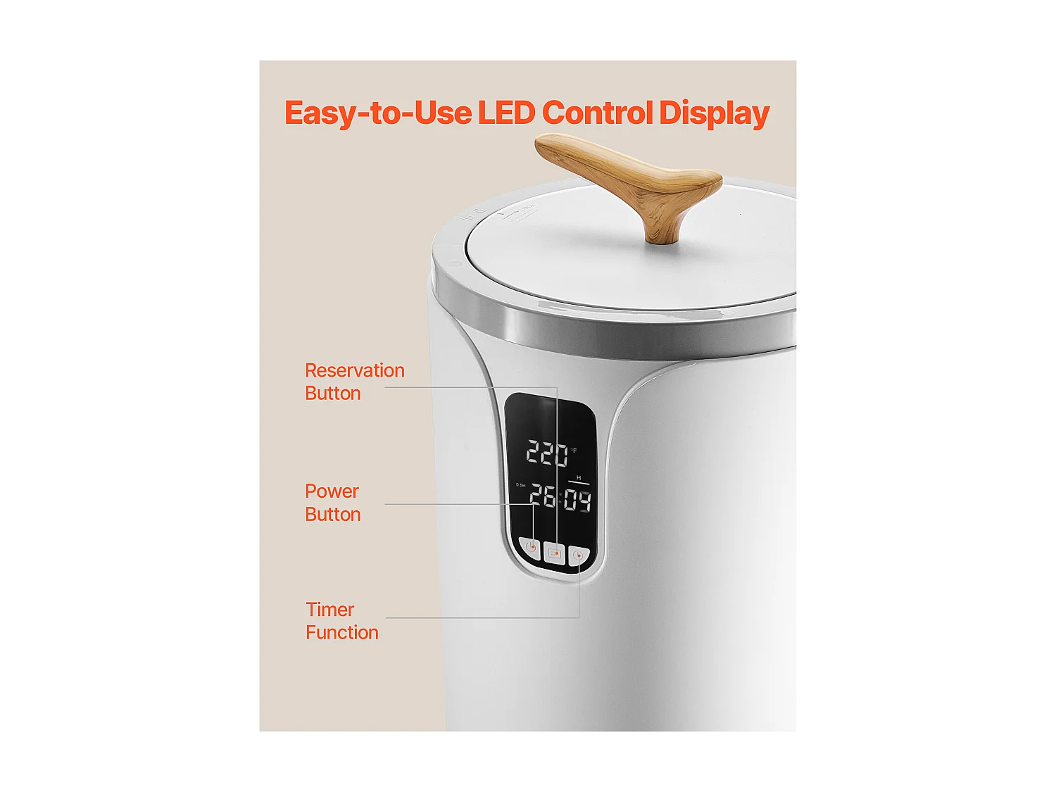 Chauffe Serviettes SucceBuy 20 L, Seau Sèche-serviettes pour Salle de Bain Spa, avec Écran LED, Réglage de la Température, Verrou de Sécurité