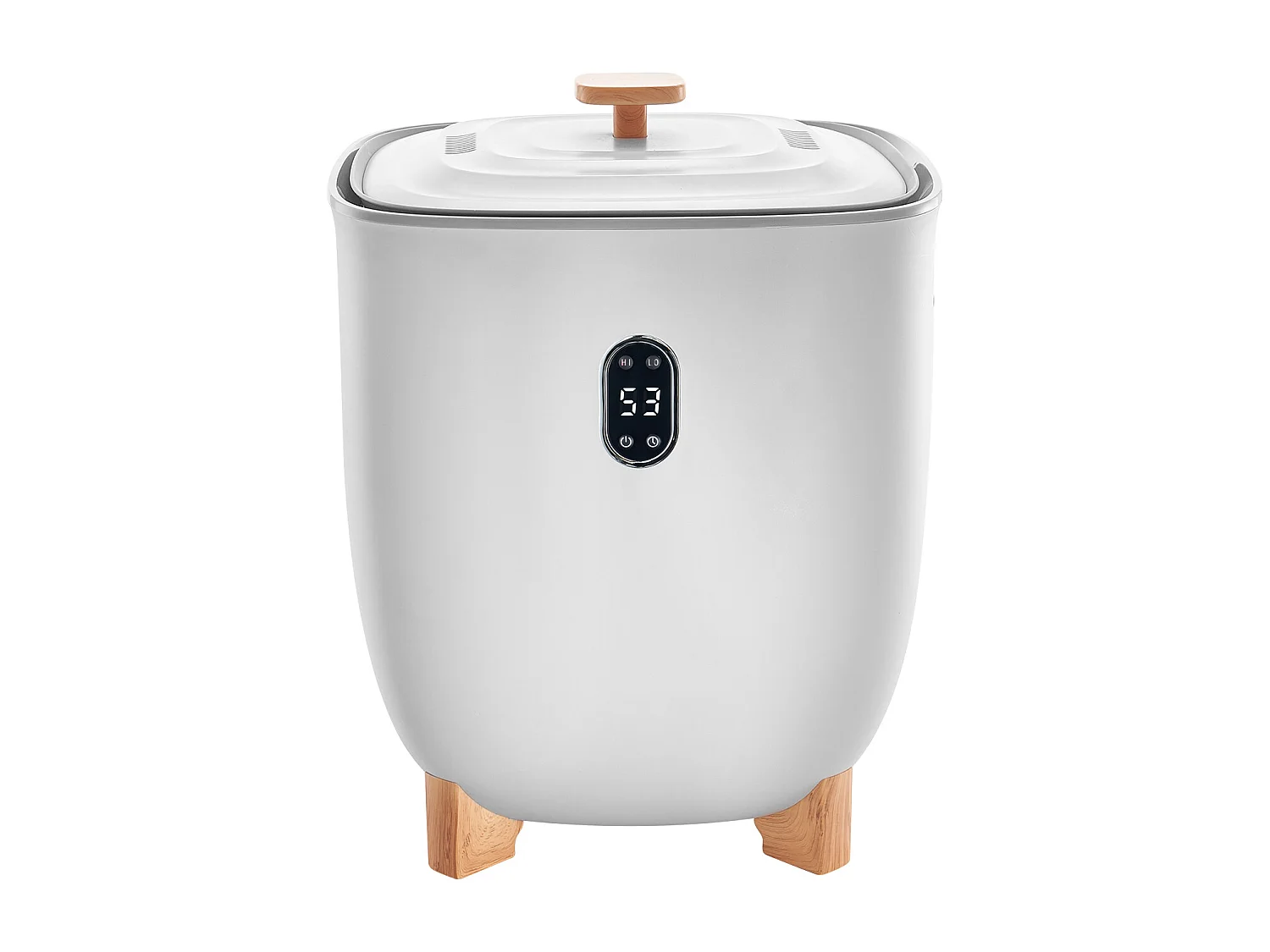 Chauffe Serviettes SucceBuy 25 L, Seau Sèche-serviettes pour Salle de Bain, avec Écran LED, Réglage de la Température et Minuterie 20/40/60/90 min