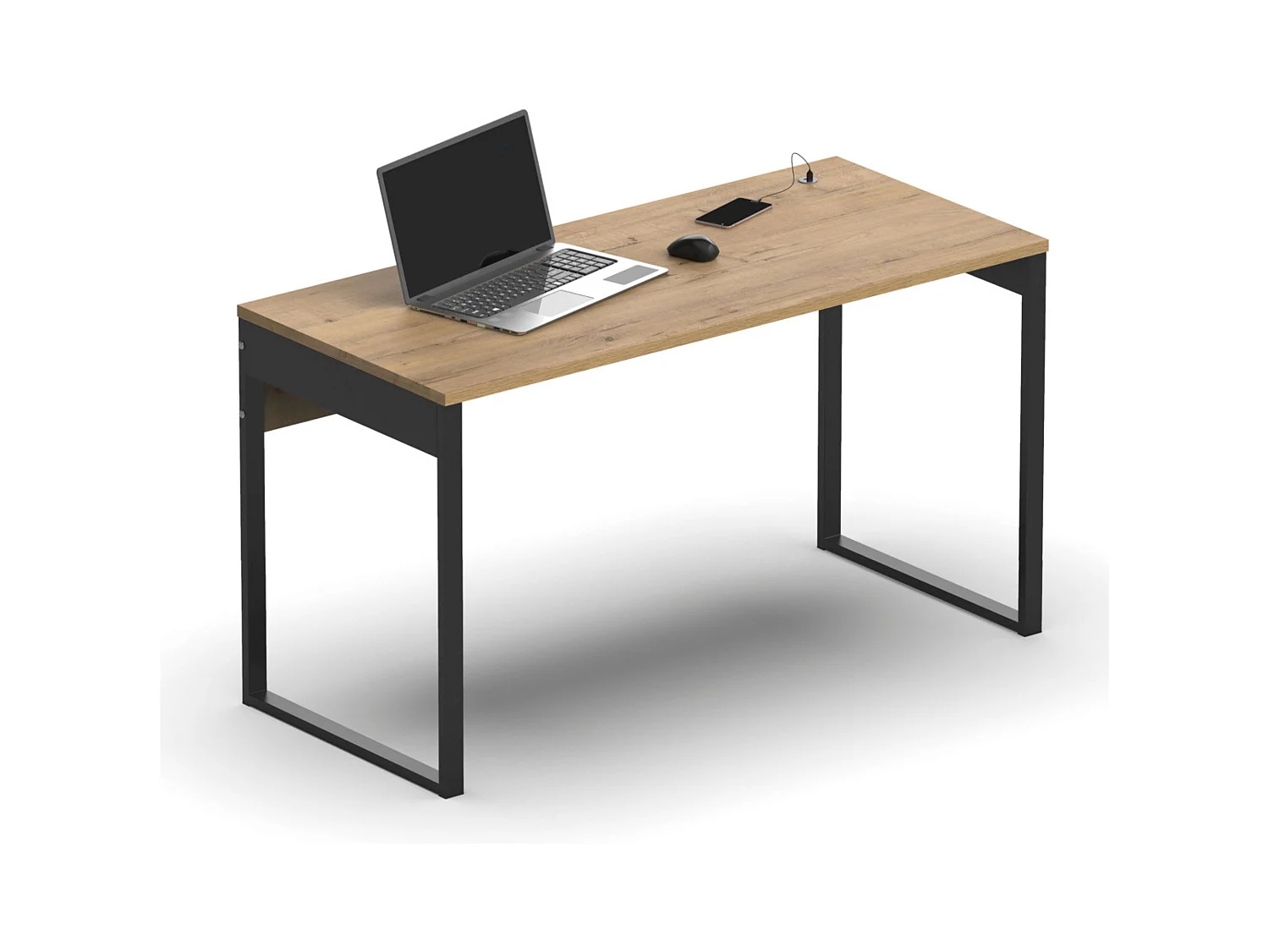 Pack despacho Gold Roble Gold (Escritorio+2 vitrinas+aparador)