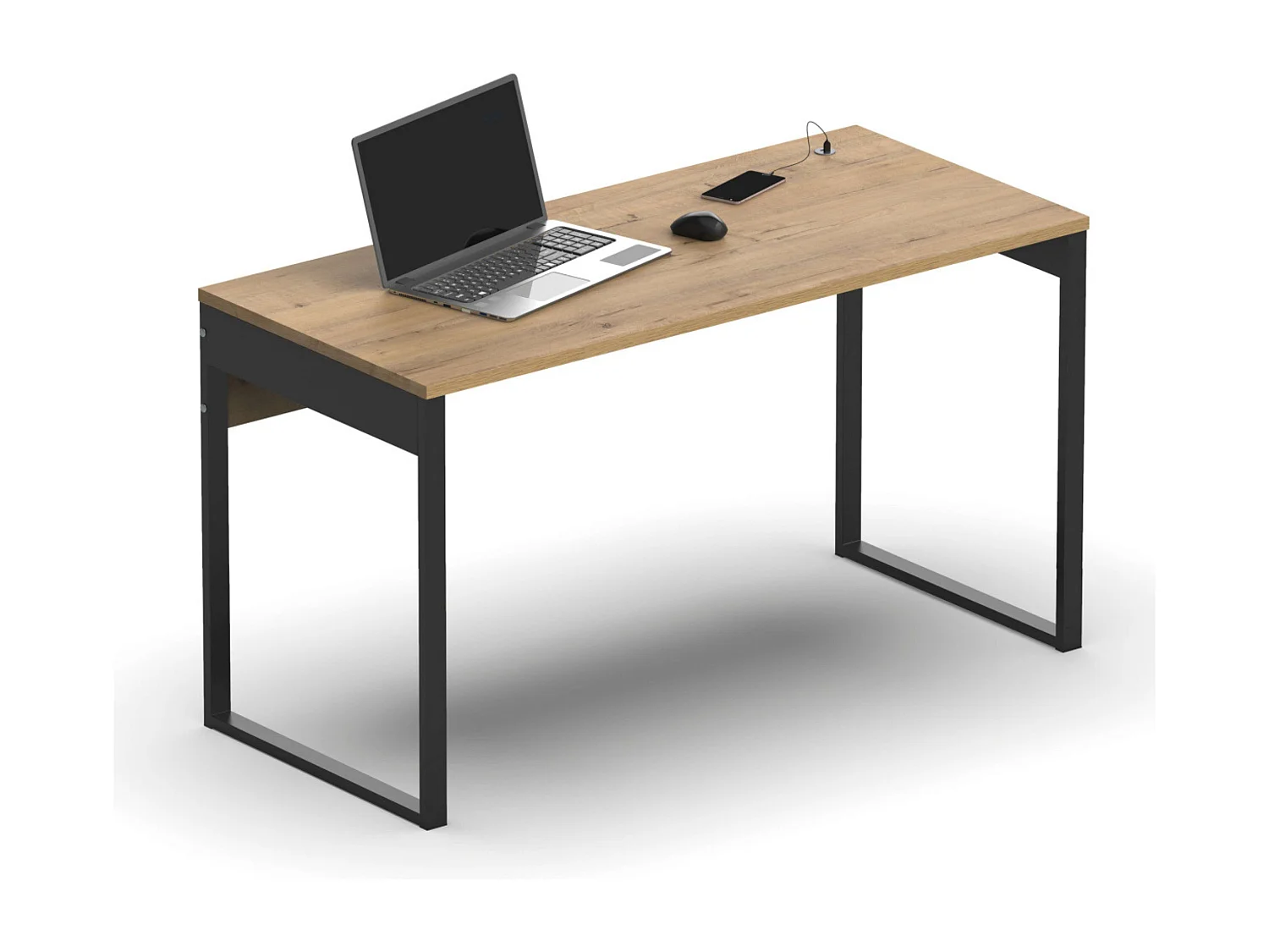 Pack despacho Gold Roble Gold (Escritorio+2 vitrinas+aparador)