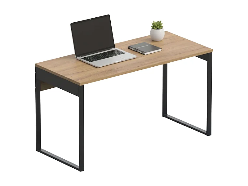 Mesa estudio Nexus Roble Gold/Negro Despacho Industrial