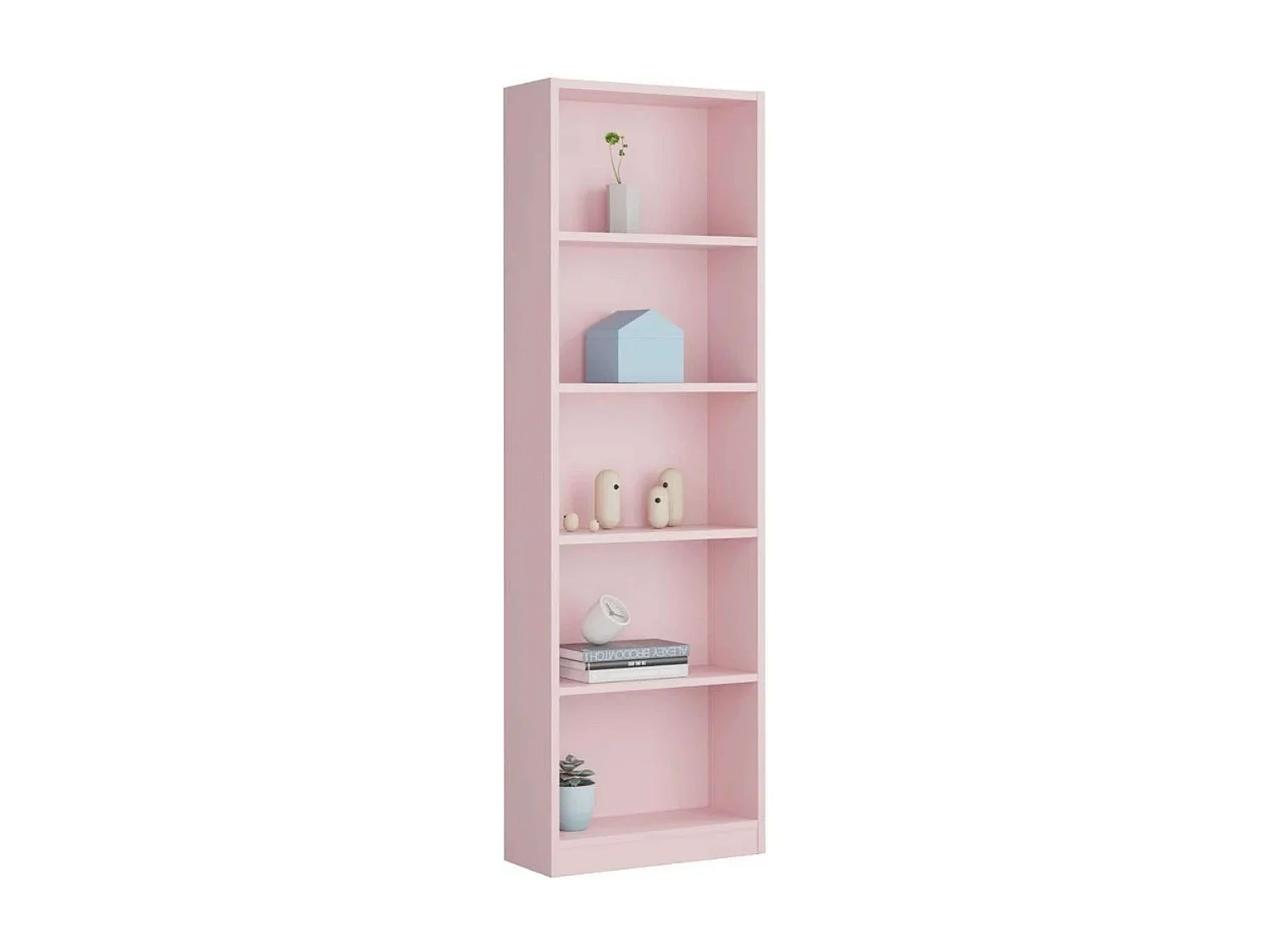 Pack Muebles Estudio I-Joy Rosa: Escritorio + Estantería Juvenil Infantil