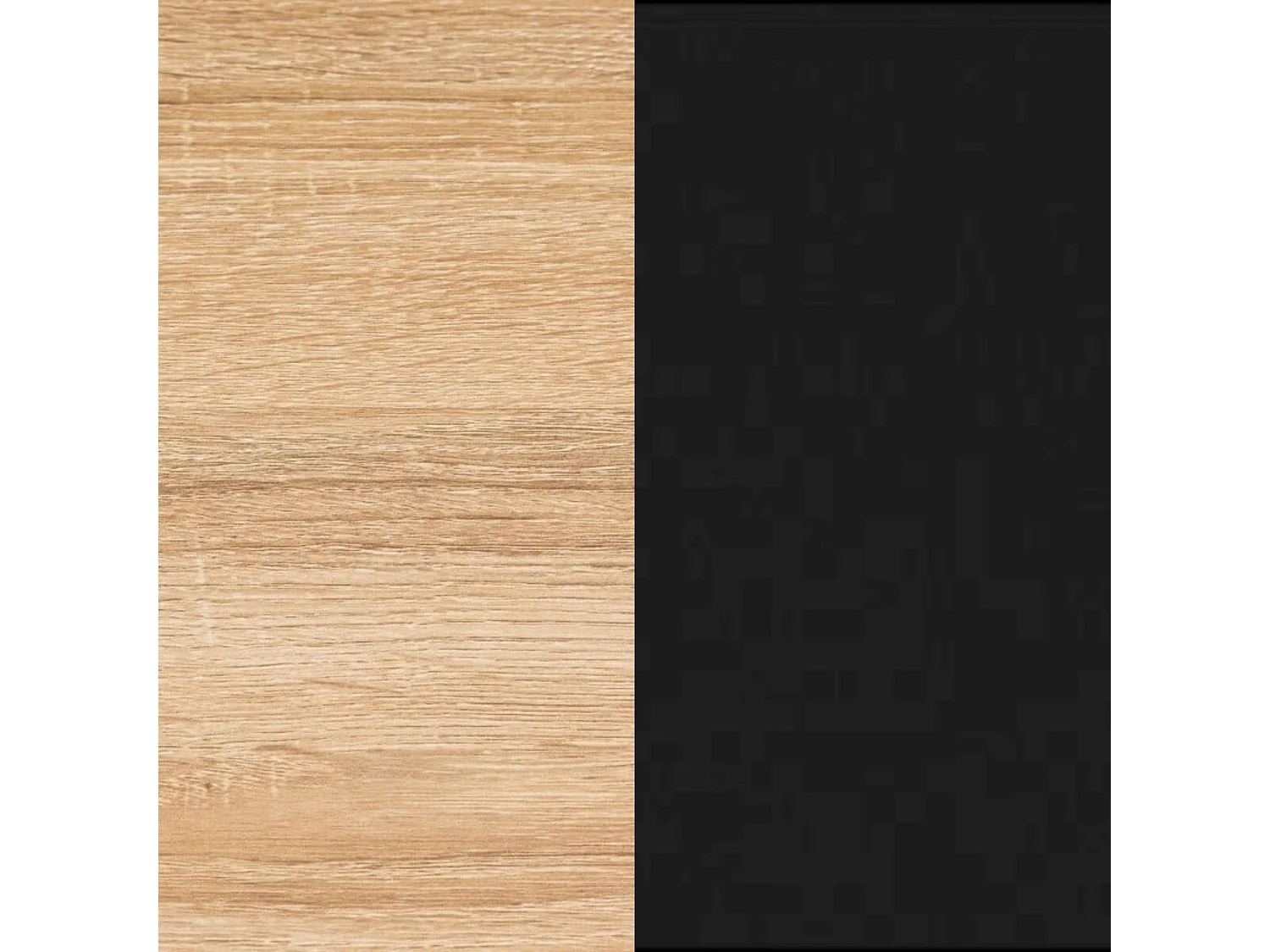 Mesa Escritorio Rus Industrial Roble y Negro 90 cm