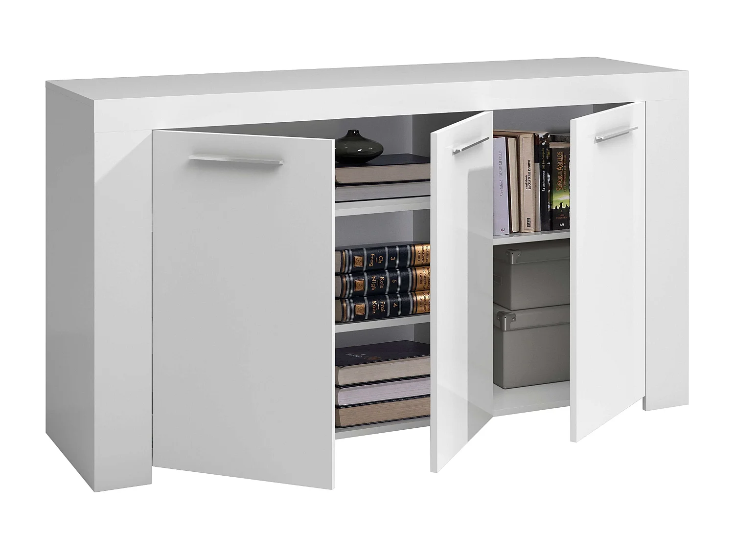 Pack Despacho Ofc. Moderna Blanco Artik y Roble Canadian