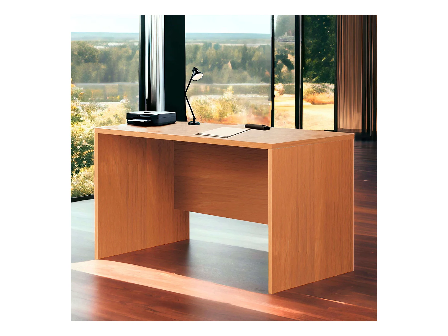 Mesa Escritorio Clásica Cerezo 150x75x75 cm Oficina