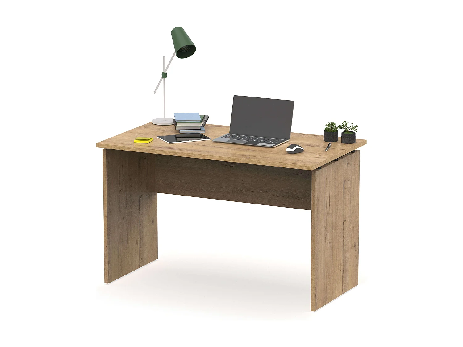 Oficina Librería + Escritorio Roble Gold