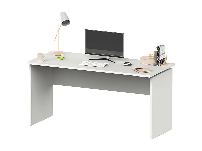 Mesa Escritorio Rivoli Moderno Blanco Mate 155 cm