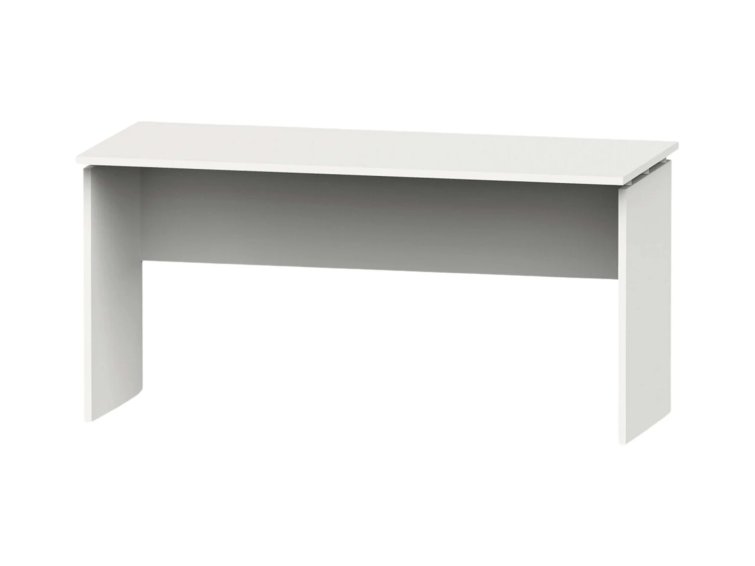 Mesa Escritorio Rivoli Moderno Blanco Mate 155 cm