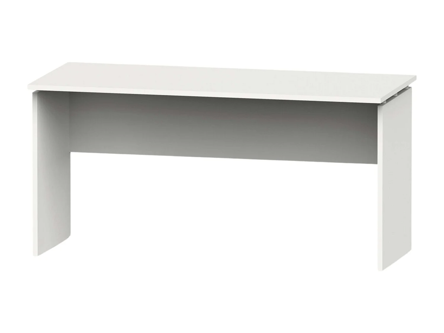 Mesa Escritorio Rivoli Moderno Blanco Mate 155 cm