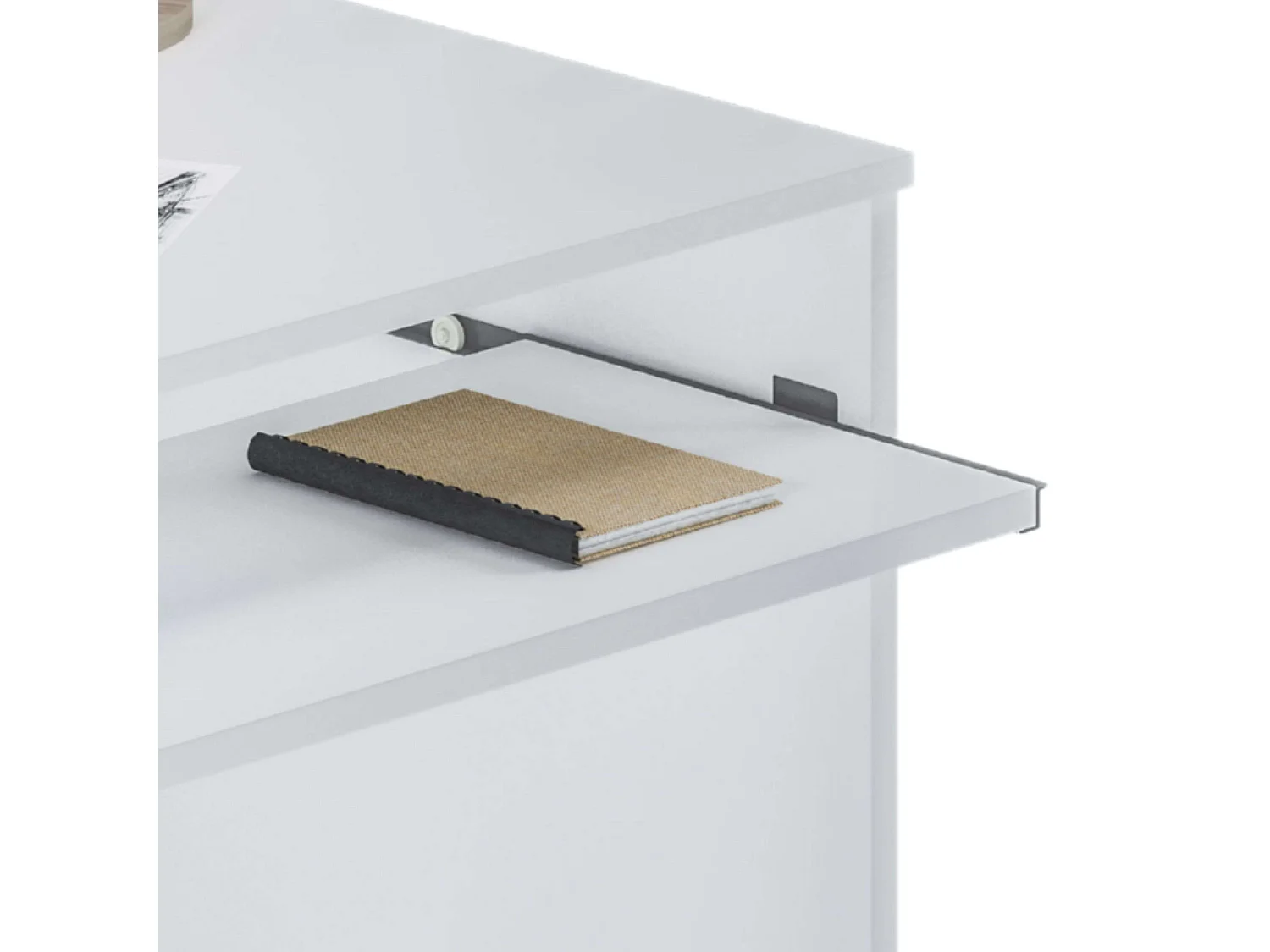 Pack Muebles Estudio Infantil I-Joy Escritorio + Estantería Blanco