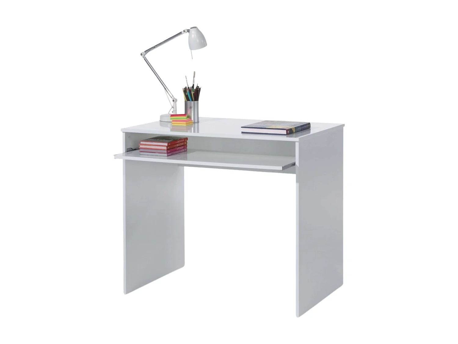Pack Muebles Estudio Infantil I-Joy Escritorio + Estantería Blanco