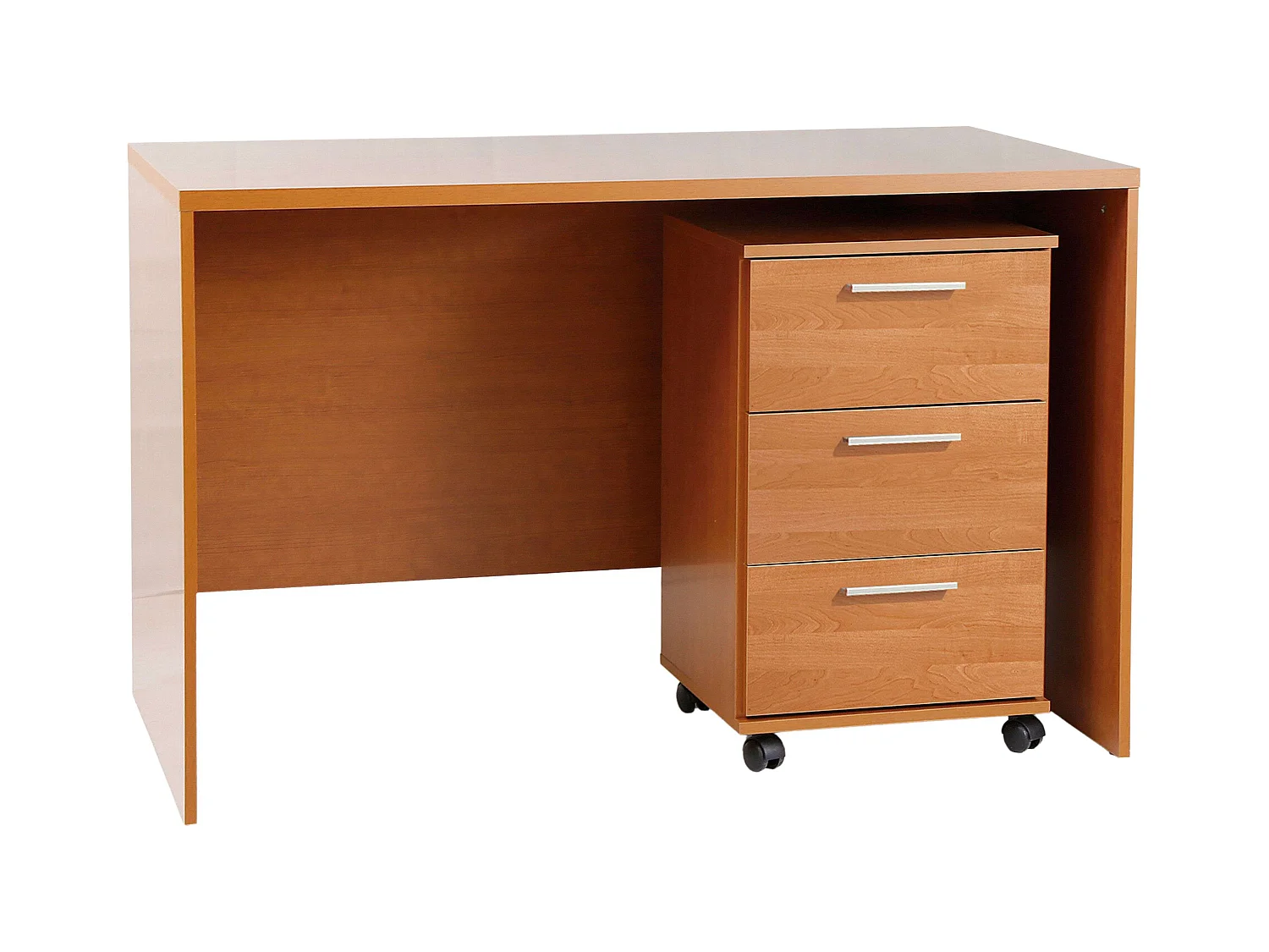 Table de bureau classique en cerisier 120x75x60 cm